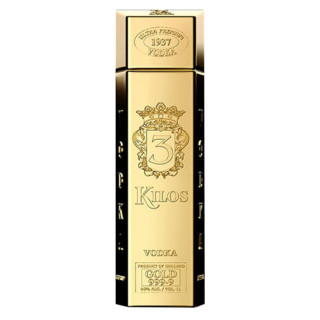 VODKA LINGOTE 3 KILOS GOLD