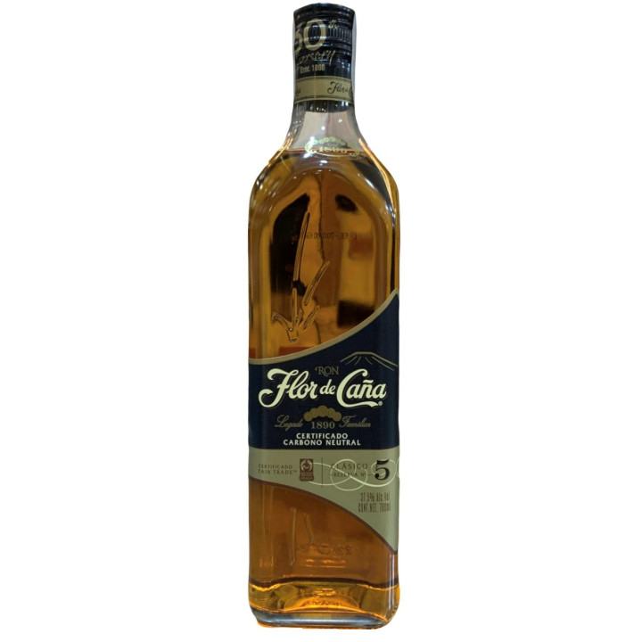 RON FLOR CAÑA 5 AÑOS