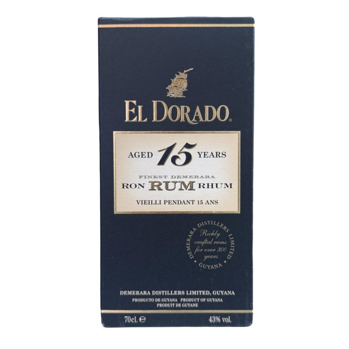 Comprar El Dorado 15 Años Ron Demerara 70 cl | Bodega Bernardino