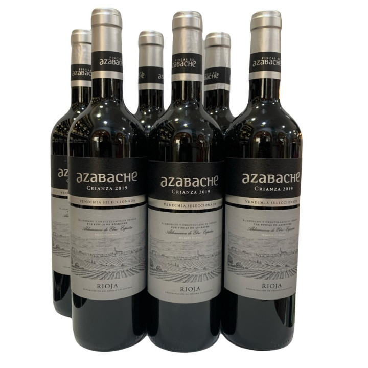 Comprar Caja 6 Botellas Azabache Crianza Rioja | Bodega Bernardino