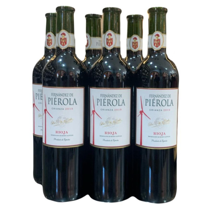 Comprar Piérola Crianza DOCa Rioja Pack 6 Botellas | Bernardino