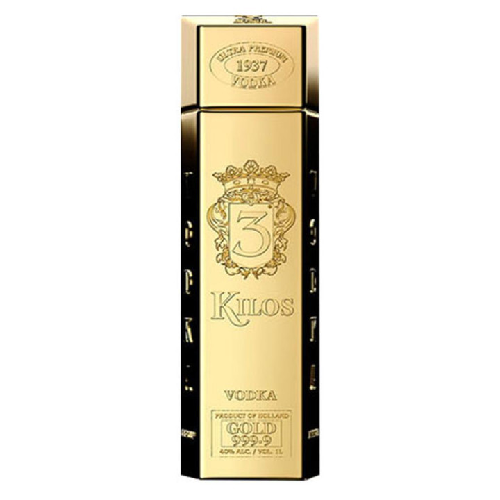 Vodka 3 Kilos Gold 1 L (lingote) | Bodega Bernardino