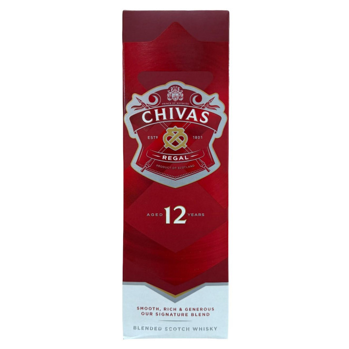 Chivas Regal 12 Años 1 Litro | Bodega Bernardino