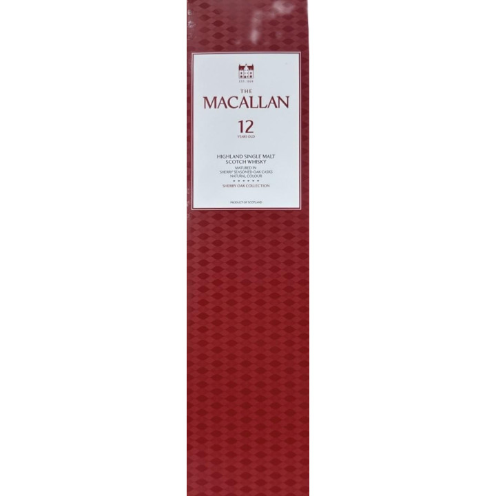 Comprar Macallan Sherry Oak 12 Años 70 cl | Bodega Bernardino