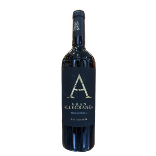 Comprar Gran Allegranza Monastrell Alicante 75 cl | Bodega Bernardino